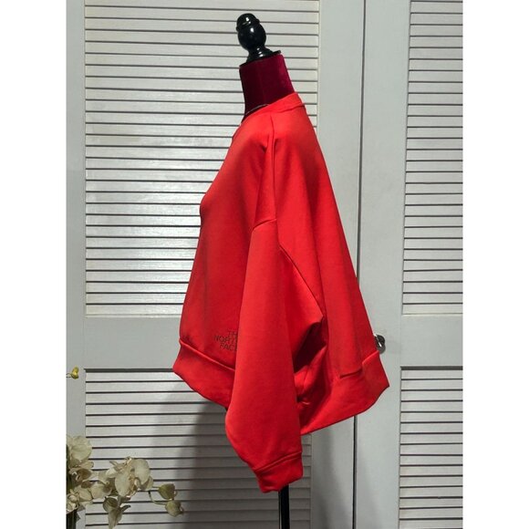 The North Face Women's Orange Horizon Performance Crewneck Sweatshirt Sz XL 3056 - Picture 5 of 14